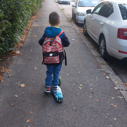 group-schoolboy-with-backpacks-their-way-school-back-school-concept-generative-ai